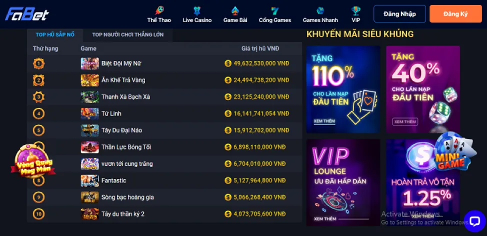 Tải Fbet APP và trải nghiệm cá cược di động